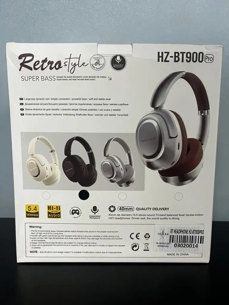 Retro Style Headphones Hz-Bt900 - View 4