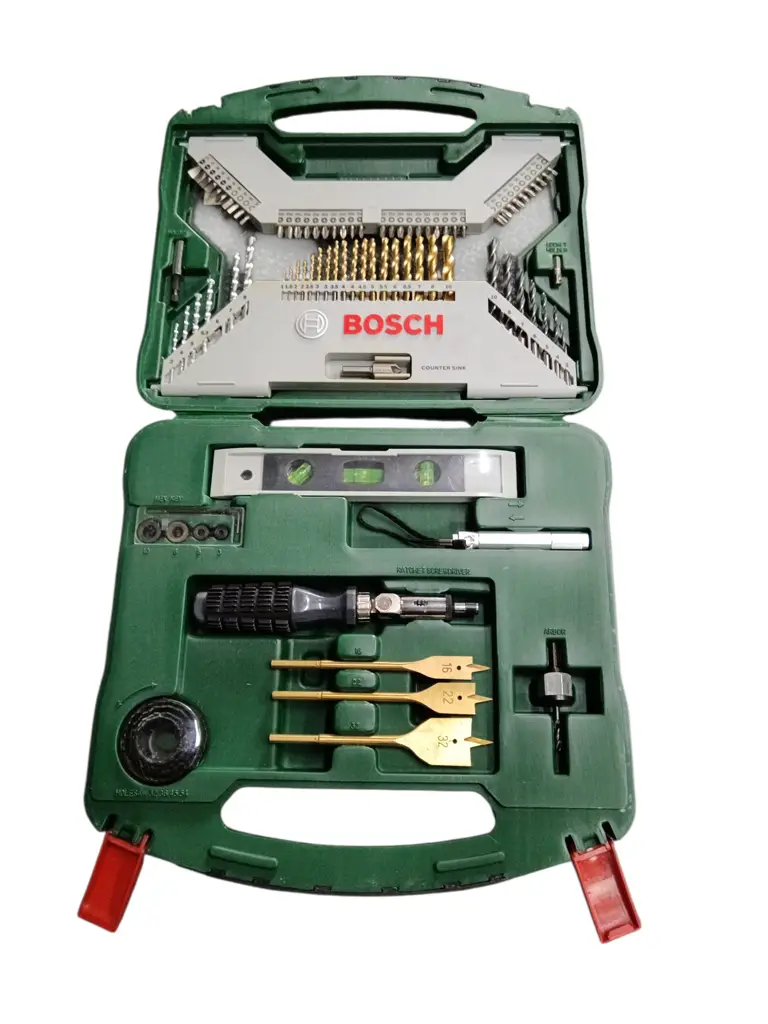 Bosch 99-Piece Masonry Set For Multi-Material, 32 Mm Max, 1 Mm Min, Metal Bits