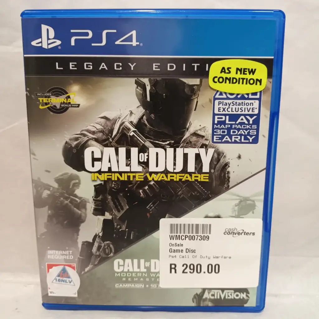 Ps4 Call Of Duty Infinite Warfare Legacy Edition Game Disc