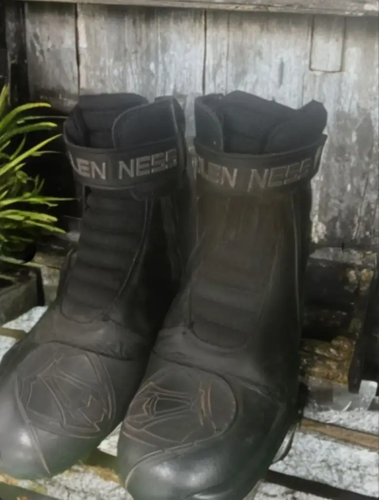 Arlen Ness Motorcycle Boots-Eur 45-Pre Owned