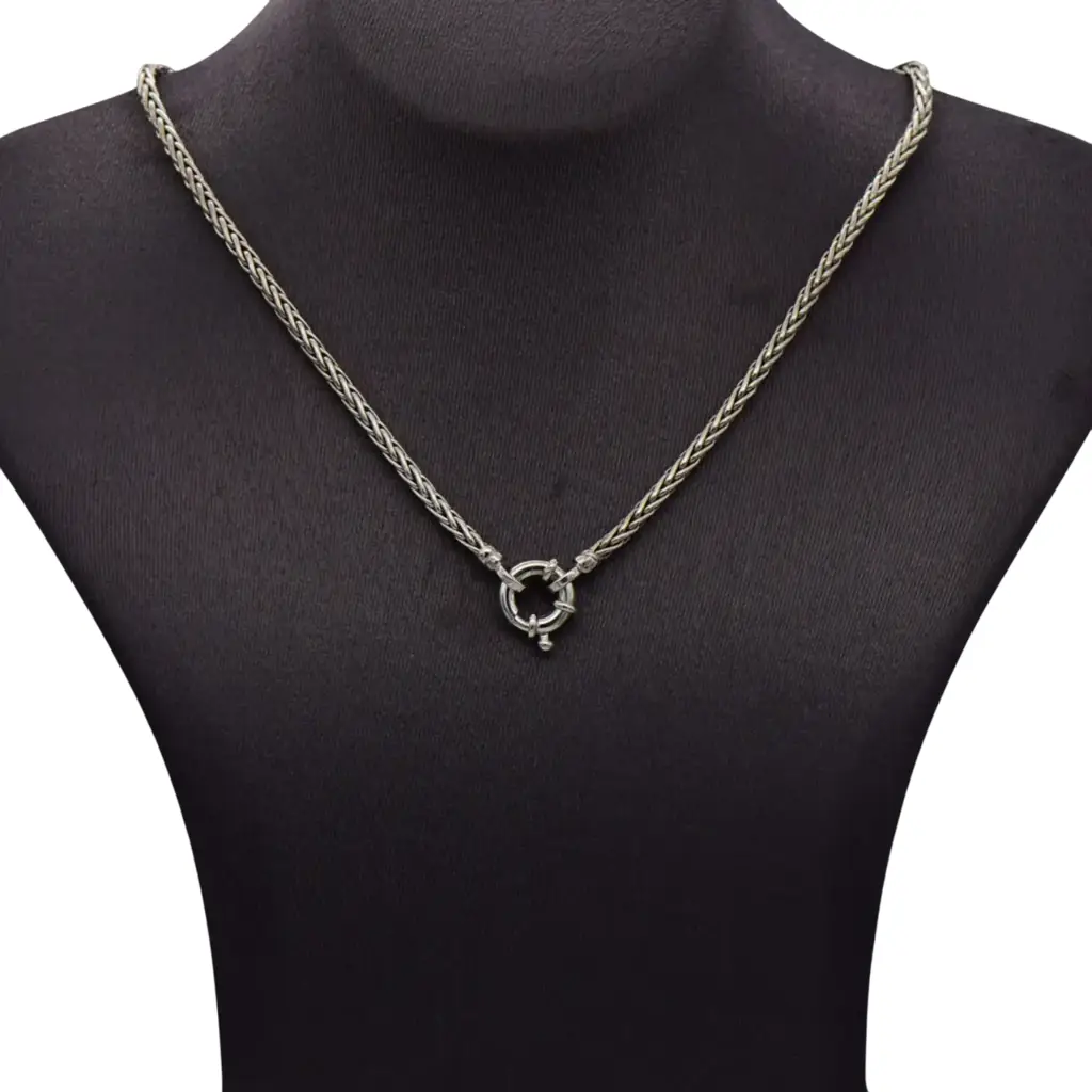 18ct White Gold Signoretti Clasp Chain