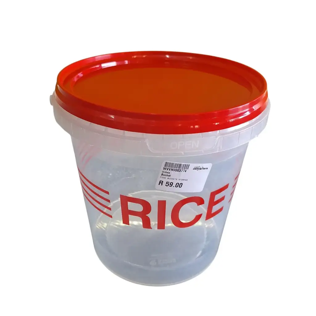 10-Liter Rice Plastic Storage Bucket