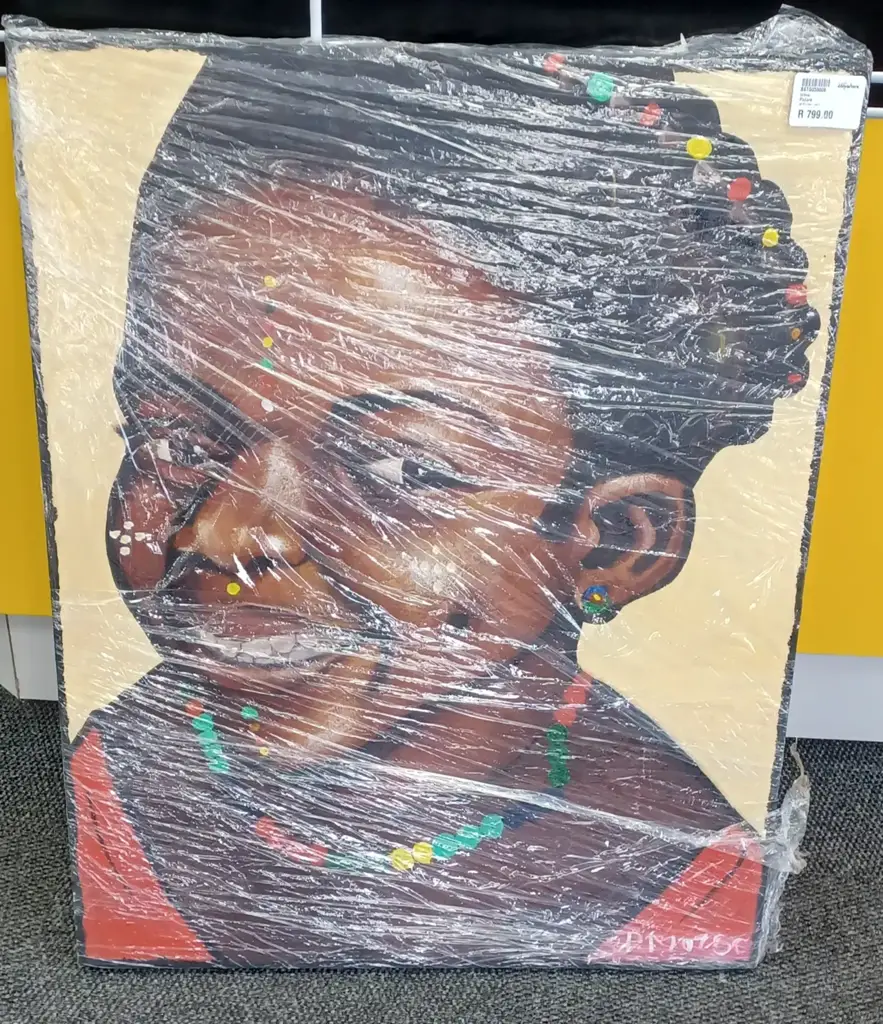 Painting Art Of African Lady