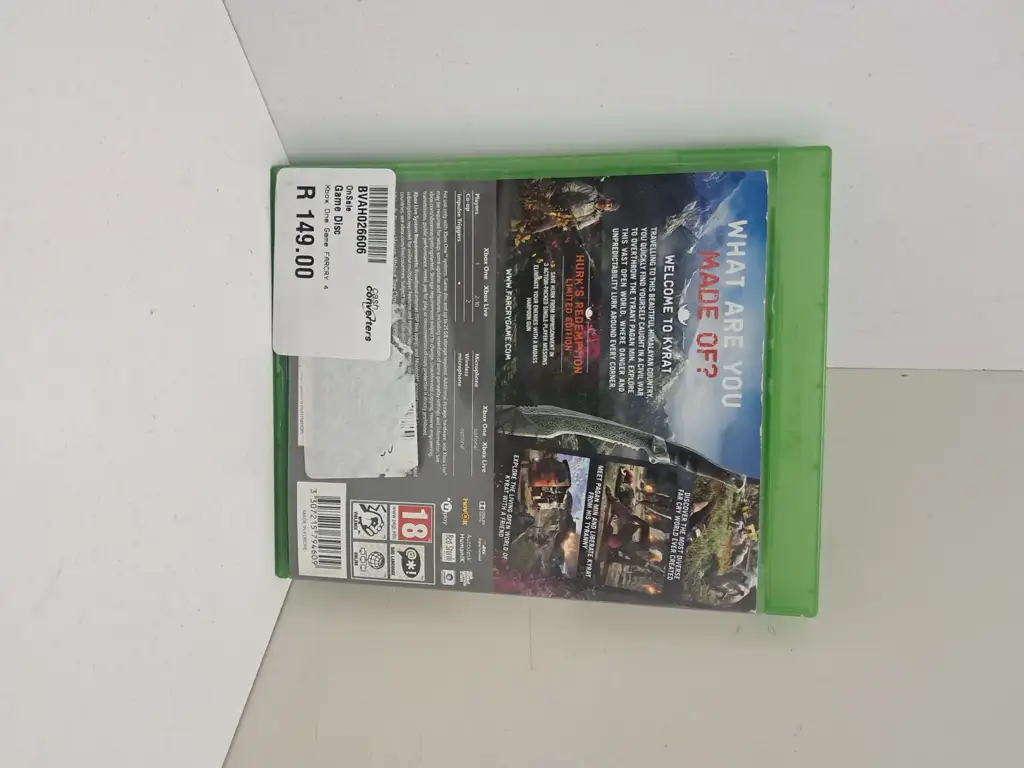 Xbox One Game Disc. Farcry 4 - View 3