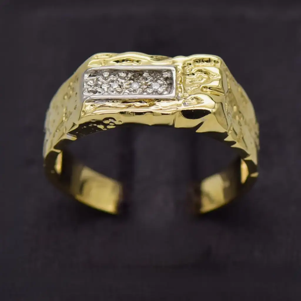 9ct Yellow Gold Men's Ring