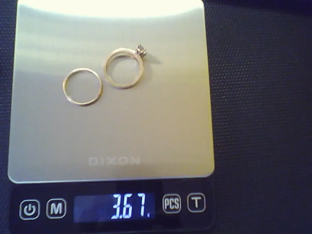 9ct Rose Gold Wedding Ring Twin Set - View 2