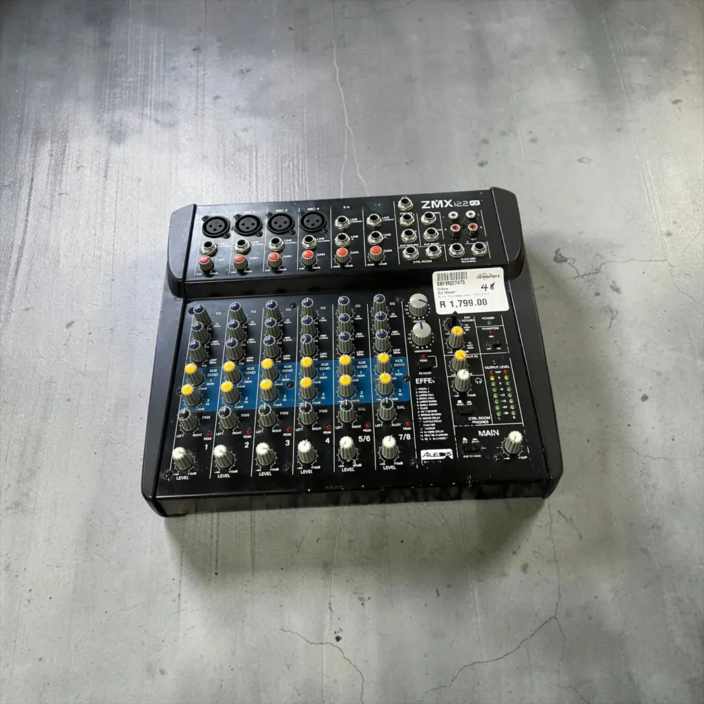 Zmx 122 Fx Dj Mixer - View 2