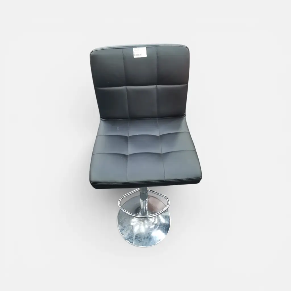 Leather Back Bar Stool