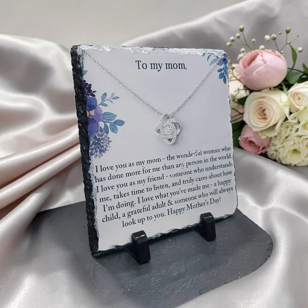 Mother's Day Photo Rock Slate