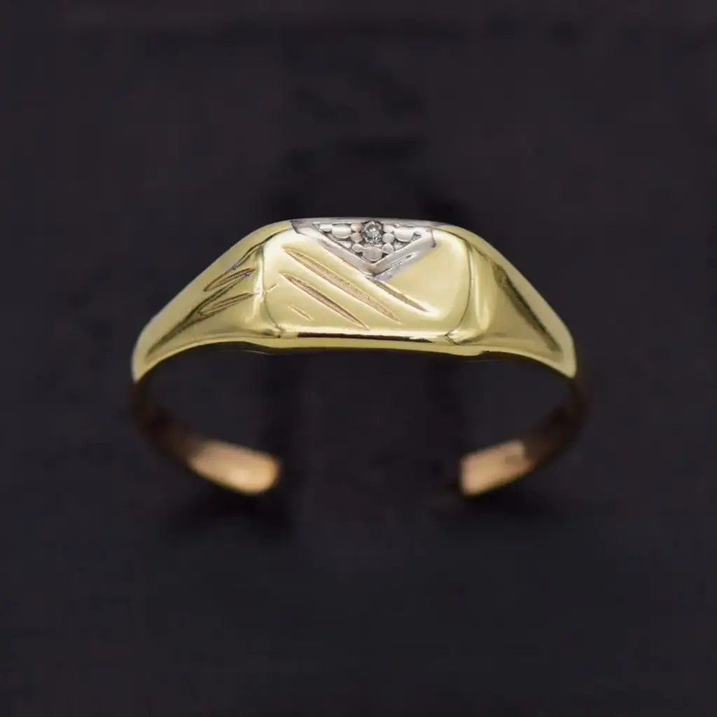 9ct Yellow Gold Men's Ring