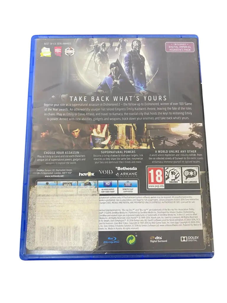 Dishonored 2 Ps4 - View 2