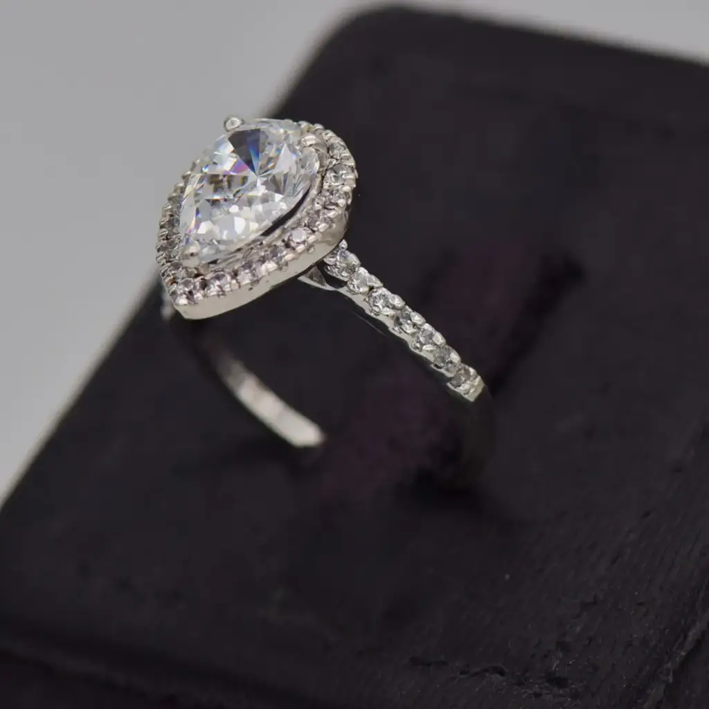 Silver-925 Engagement Ring - View 3