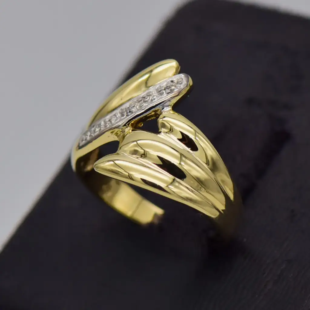 9ct Yellow Gold Dress Ring - View 3