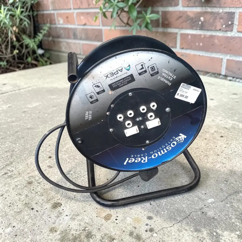 10M Xtension Cable Reel - 2 Socket With Switch
