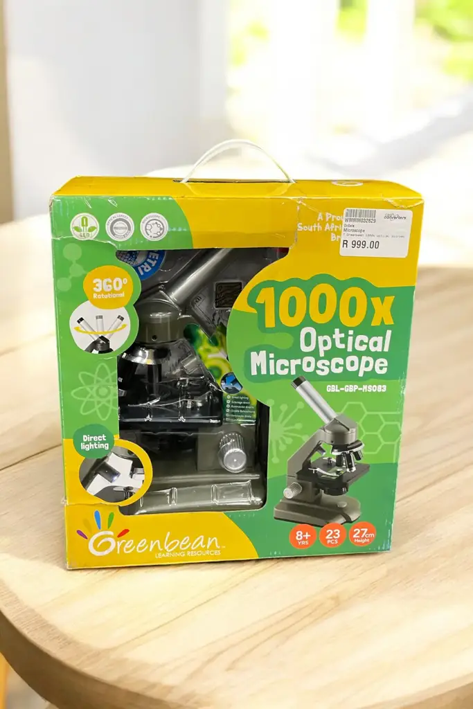 Greenbean 1000X Optical Microscope - Dual Lights