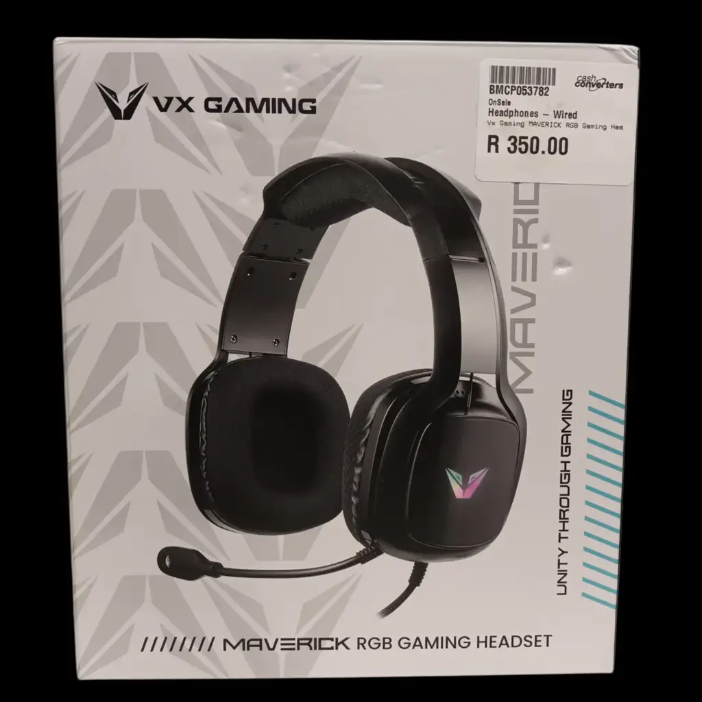 Vx Gaming Maverick Rgb Gaming Headset (Vx-243-Bk)