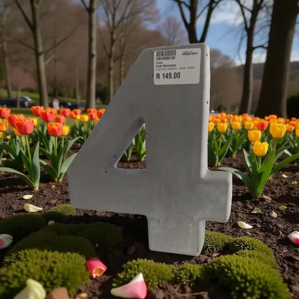 Floating Concrete- House Number