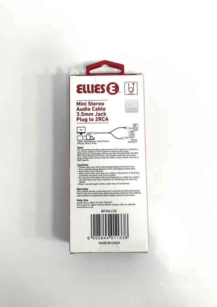 Ellies Mini Stereo Cable - View 3