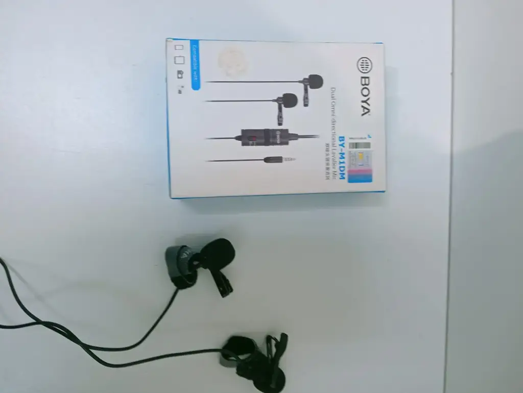 Boya By-M1dm Dual Omni-Directional Lavalier Microphone - View 2