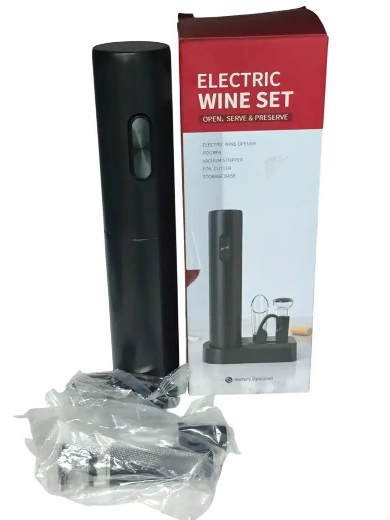 Electric Wine Set Battery Operate Battery Opener - View 2