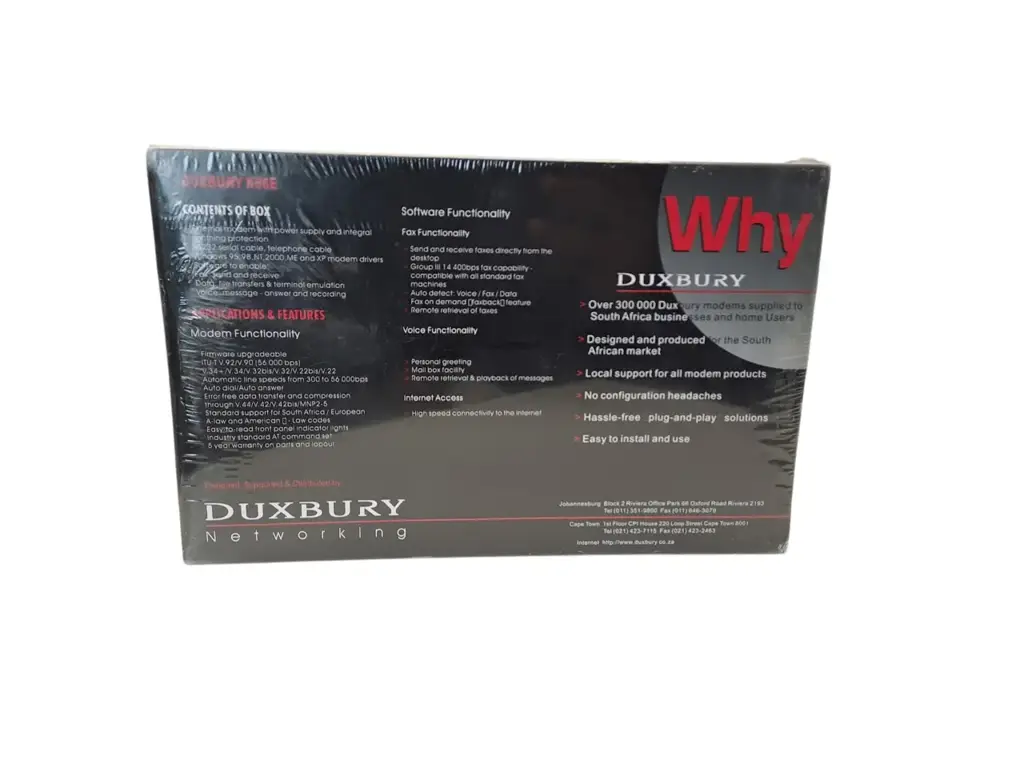 Duxbury K56e External Modem - View 2