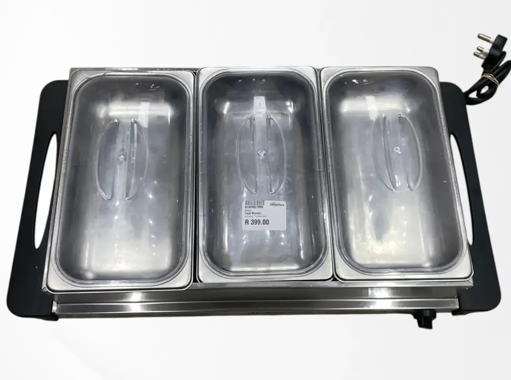 Sunbeam 3-Pan Buffet Server And Food Warmer.