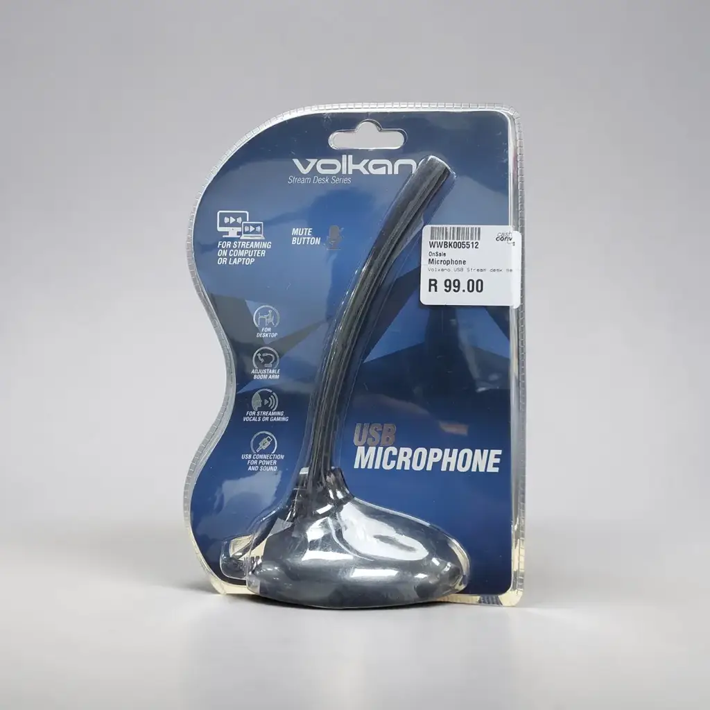 Volkano (Vk‑6506‑Bk) Usb Microphone