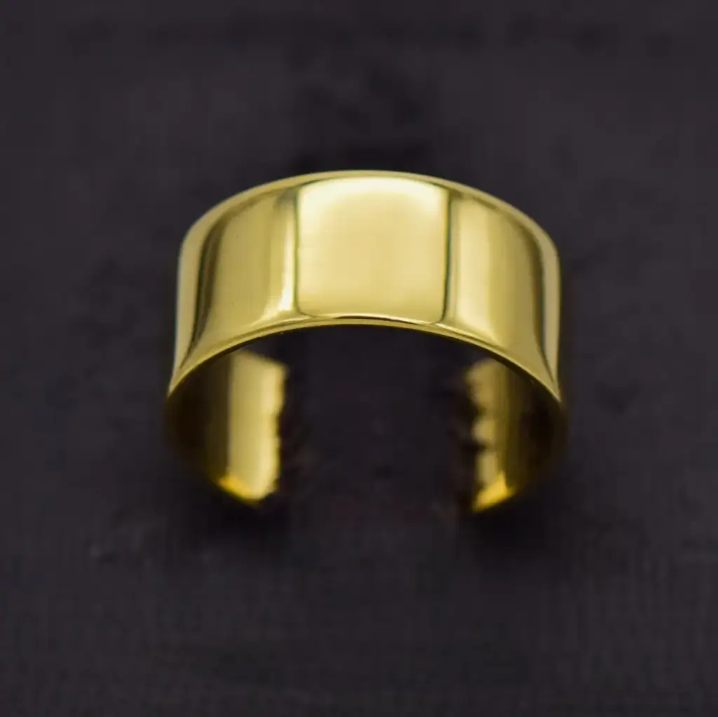 17ct Yellow Gold Wedding Band Plain