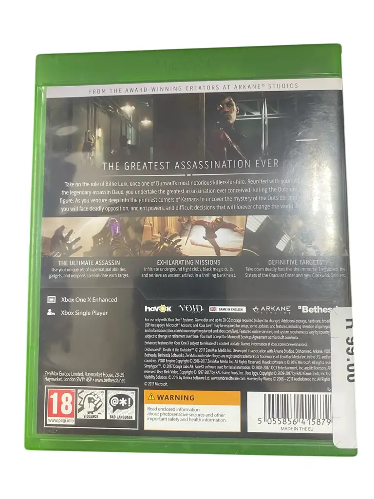 Dishonored Death Of The Outsider Xbox One - View 2