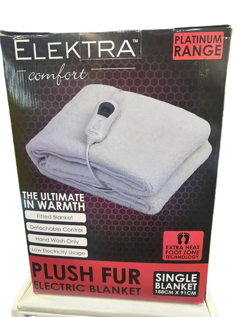 Elektra 2201 Electric Blanket Plush Fur Single