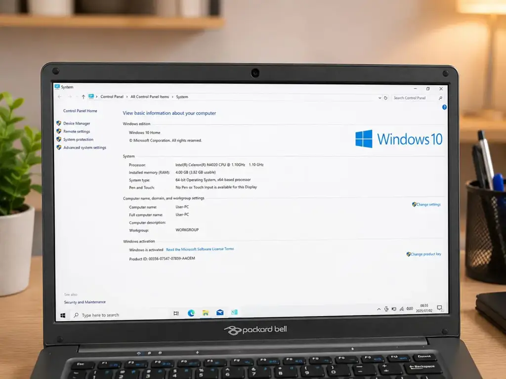 Universal Exports Group Ltd. Montenero-C Laptop – Intel® Celeron® N4020 | 4Gb Ram | Windows 10 - View 2