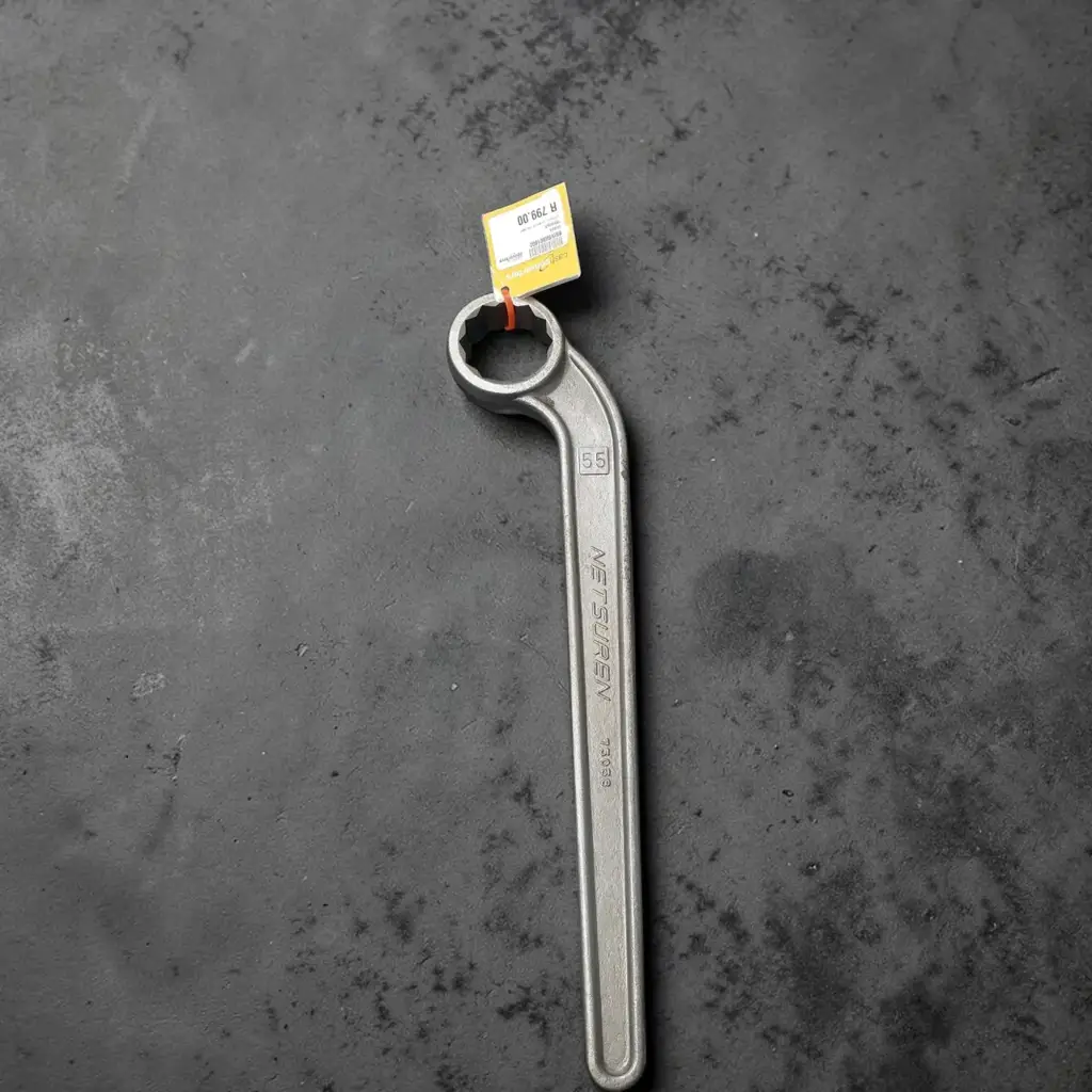 Netsuren 55 Mm Single Bent Ring Spanner (Offset Box Wrench)