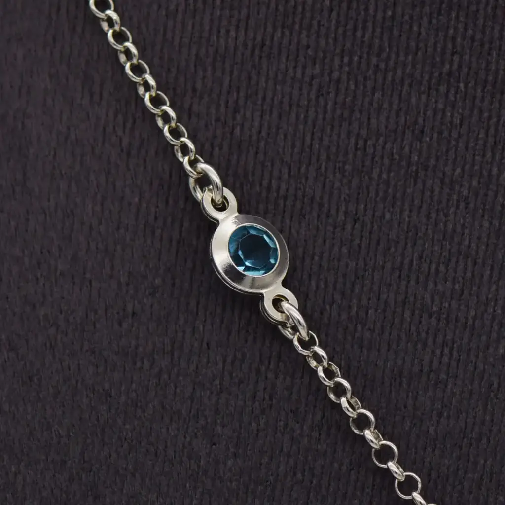 Silver-925 Chain Rolo-Link - View 3