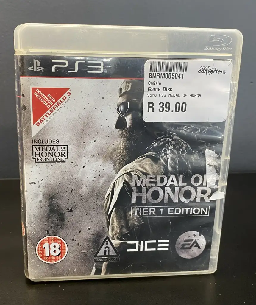 Medal Of Honor Ps3 Game