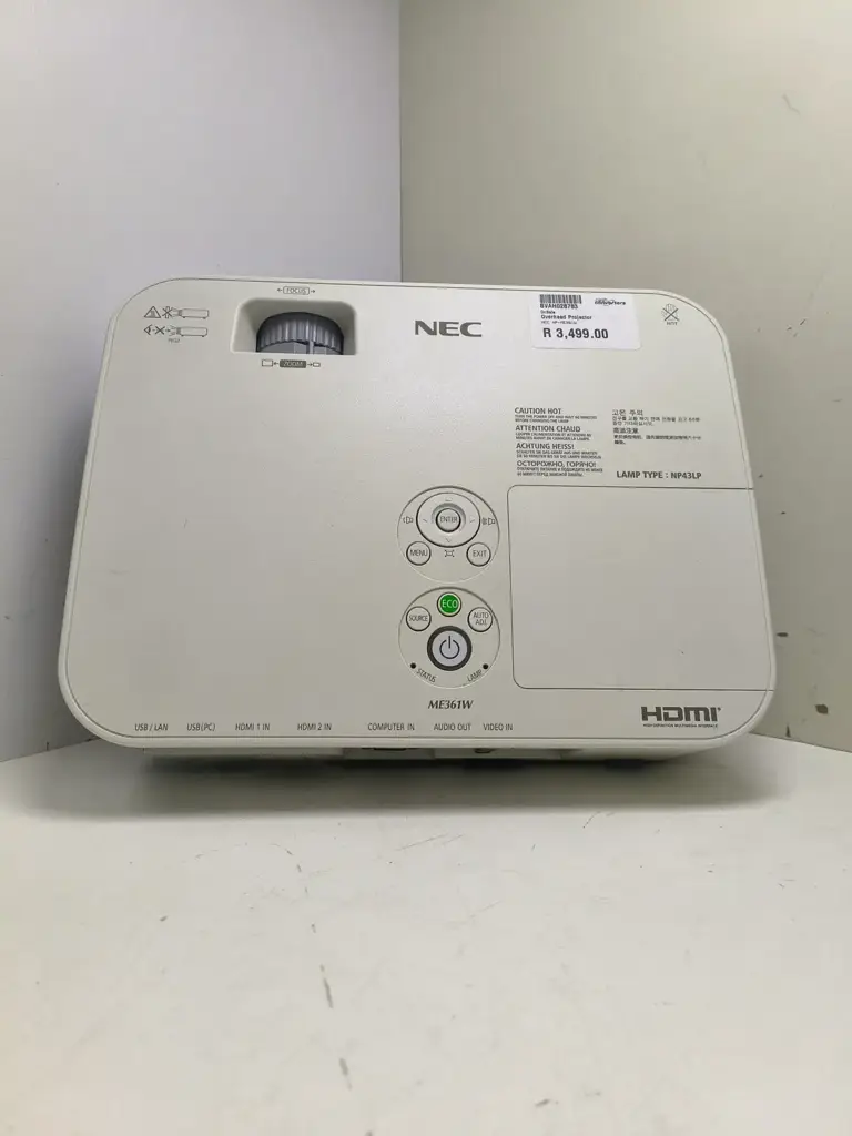 Nec Overhead Projector | Np-Me361w - View 2