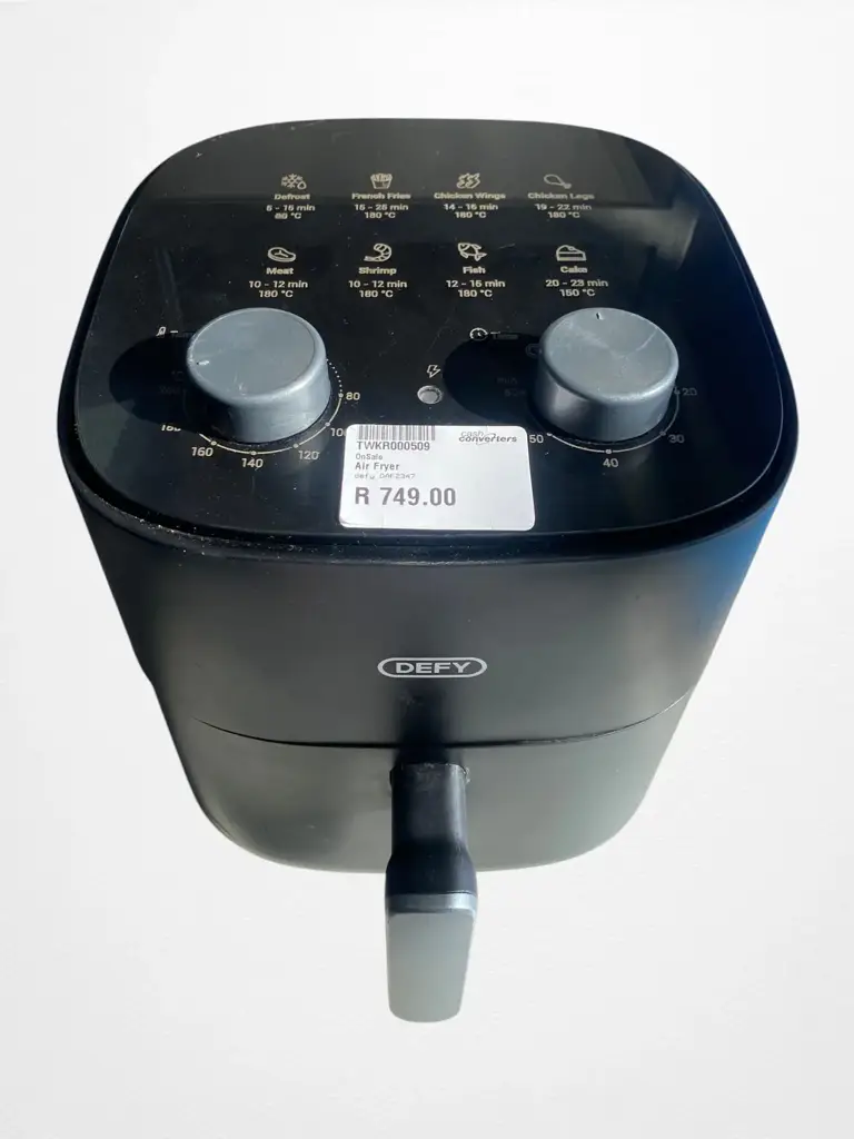 Defy Daf2347mbg Manual Air Fryer. - View 2