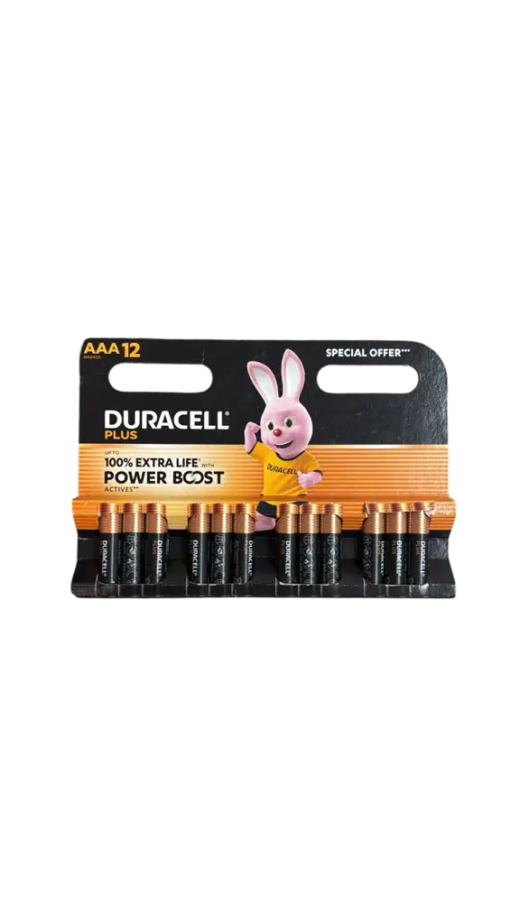 Duracell Plus Aaa 12 Power Boost