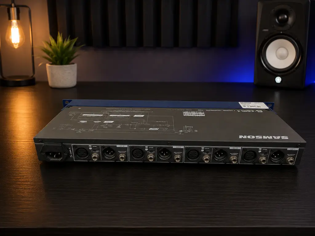 Samson S•Com 4 Four-Channel Compressor/Gate – Second Hand - View 2