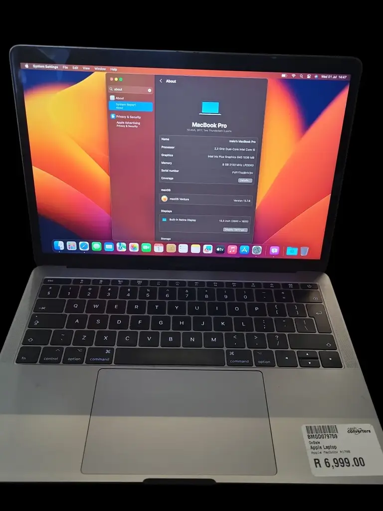 Apple Macbook A1708 Apple Laptop - View 2