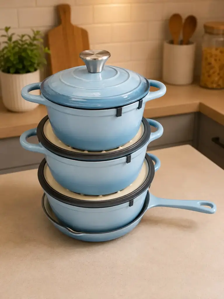 7-Piece Cast Iron Pot Set