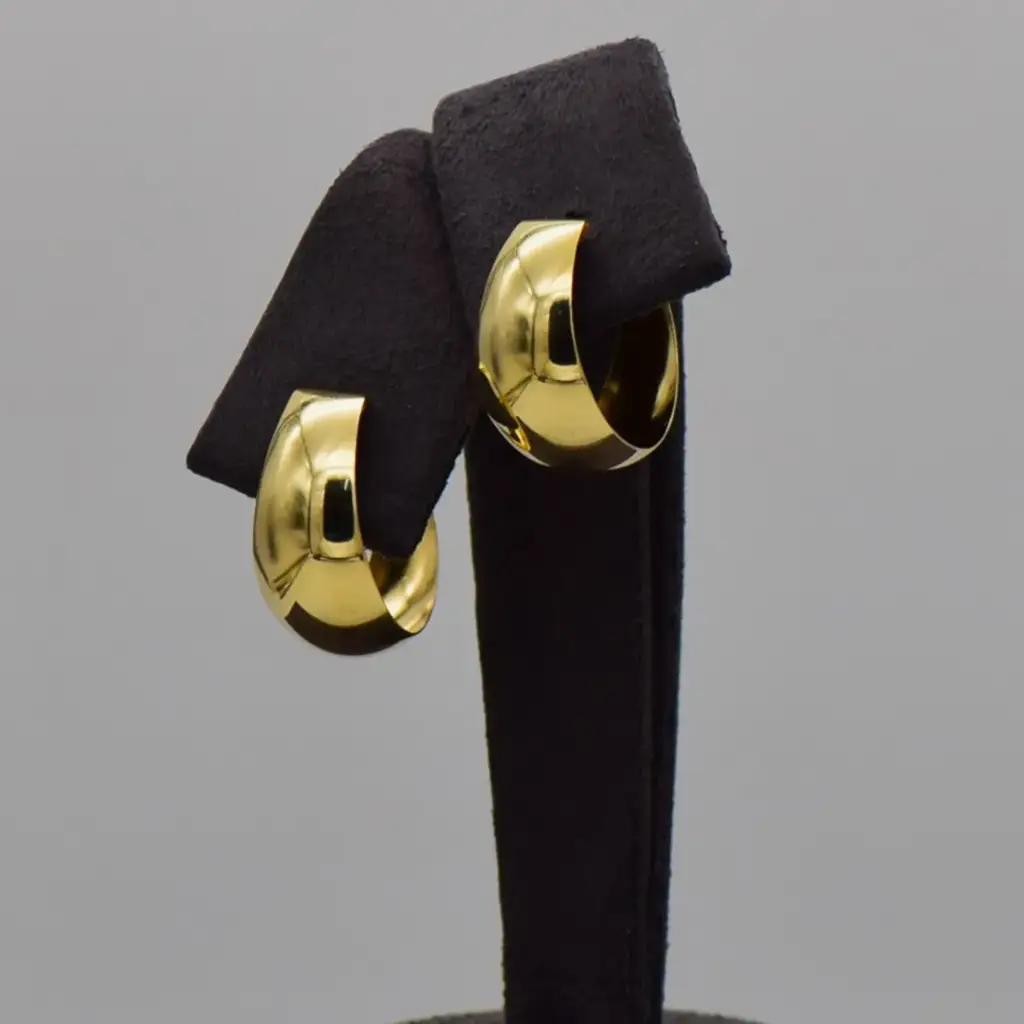 9ct Yellow Gold Hoop Earrings