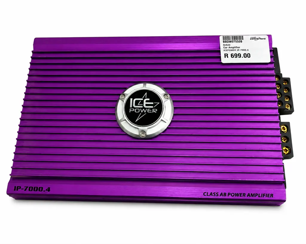 Ice Power Ip-7000.4 Class Ab 4-Channel Car Amplifier - View 2