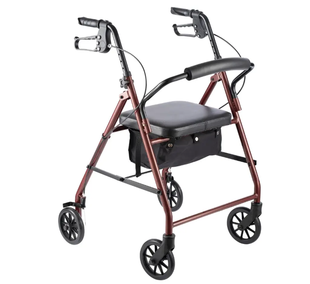 Mx Rollator With Foam Seat And Bag Brand New