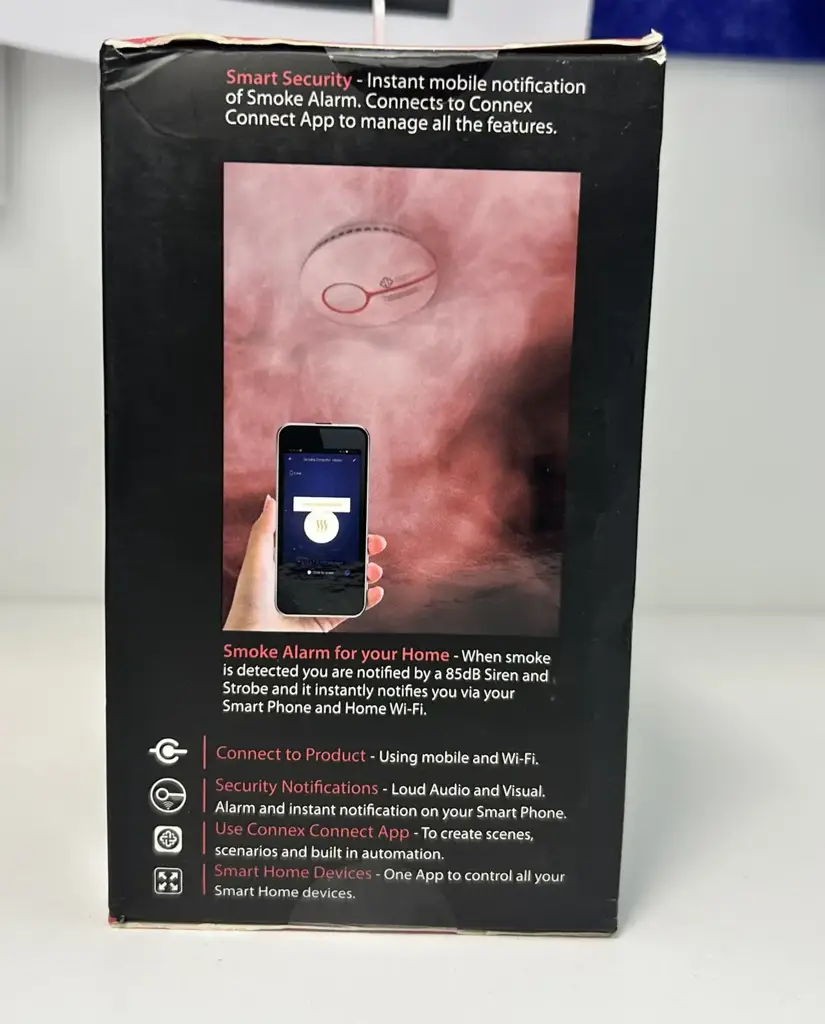 Connext Smart Wifi Smoke Detector Twin Pack - View 2