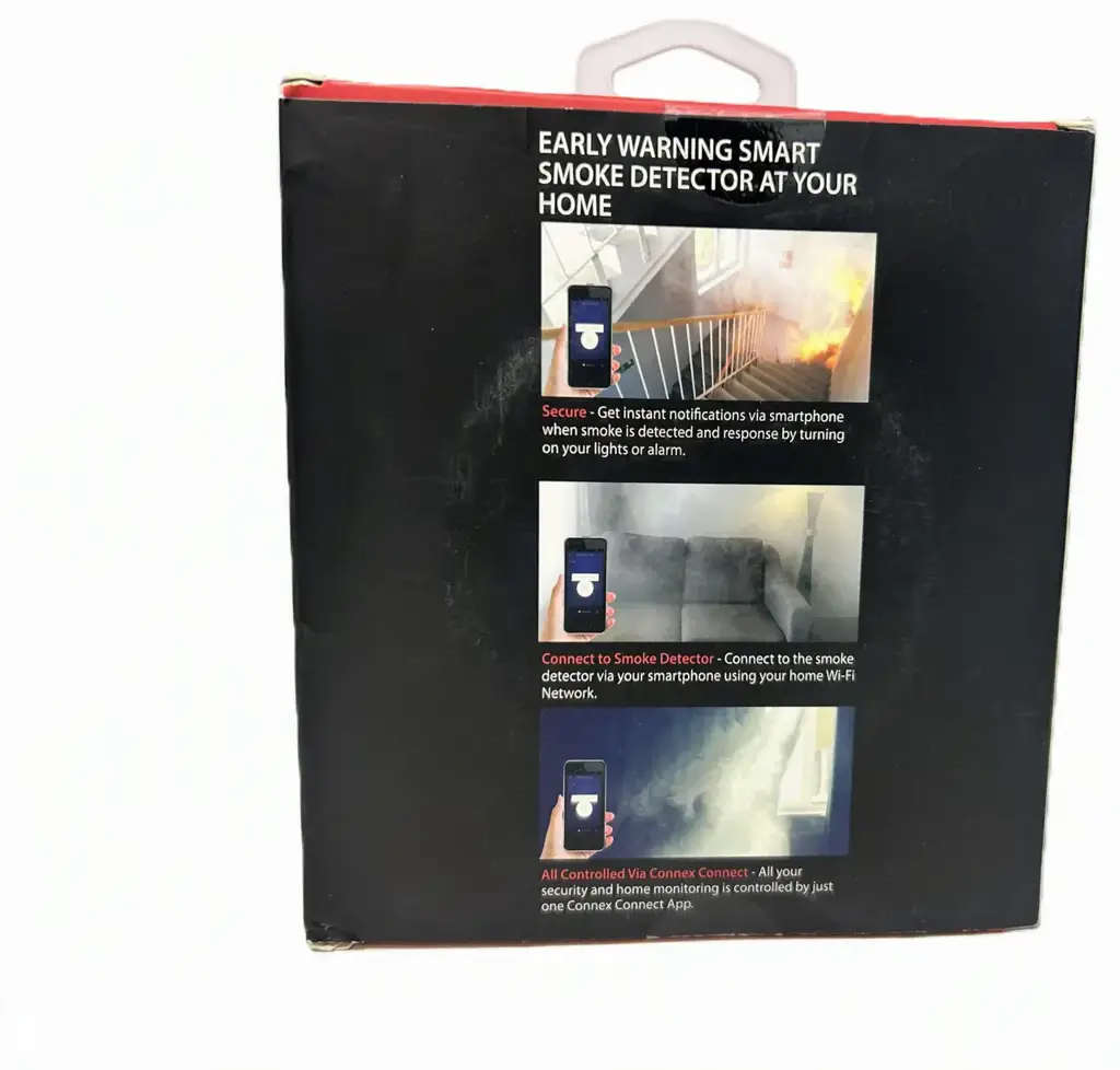 Connext Smart Wifi Smoke Detector Twin Pack - View 3