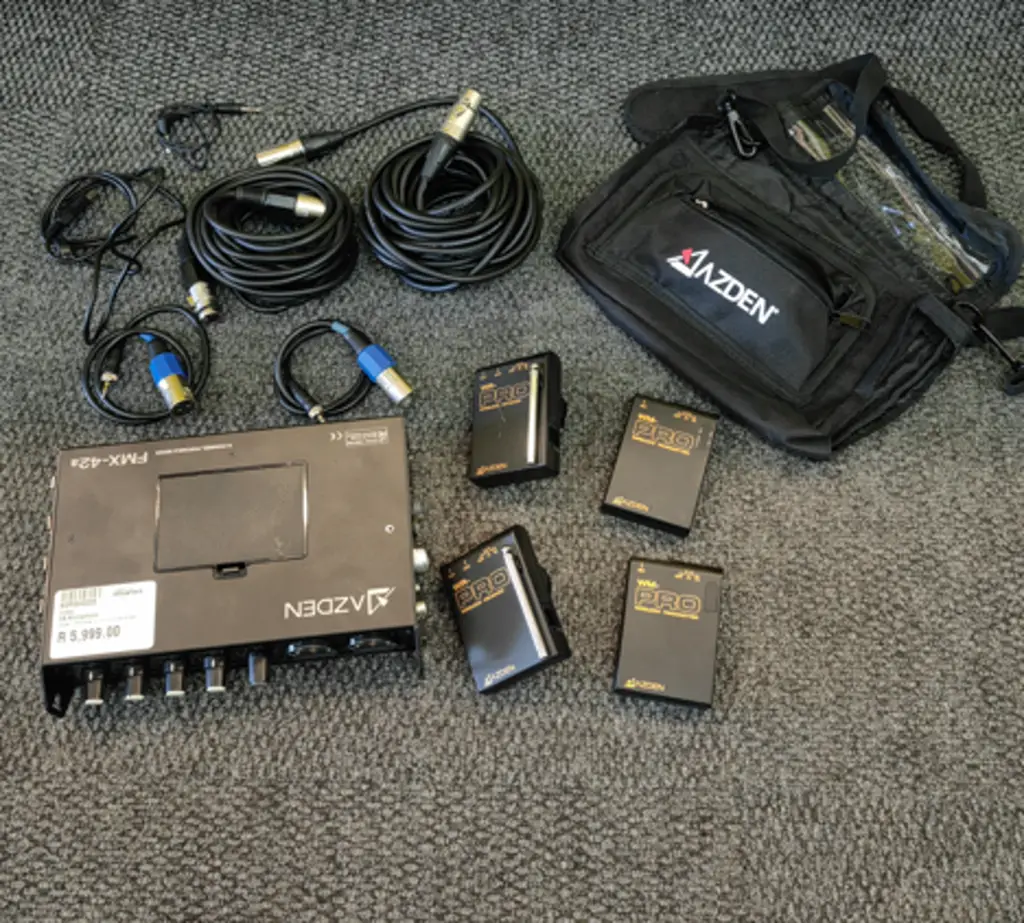 Fmx-42A – 4 Channel Portable Mixer W/ 10-Pin Camera Return