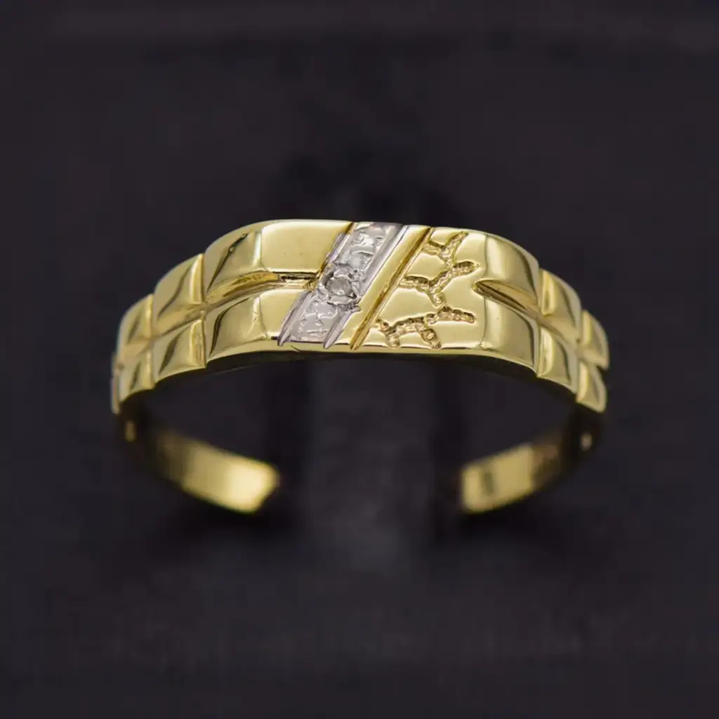 9ct Yellow Gold Men's Ring