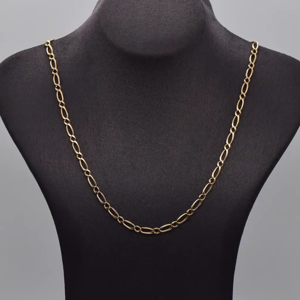9ct Yellow Gold Chain Figaro-Link