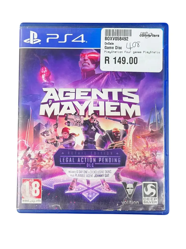 Agents Of Mayhem (Ps4)
