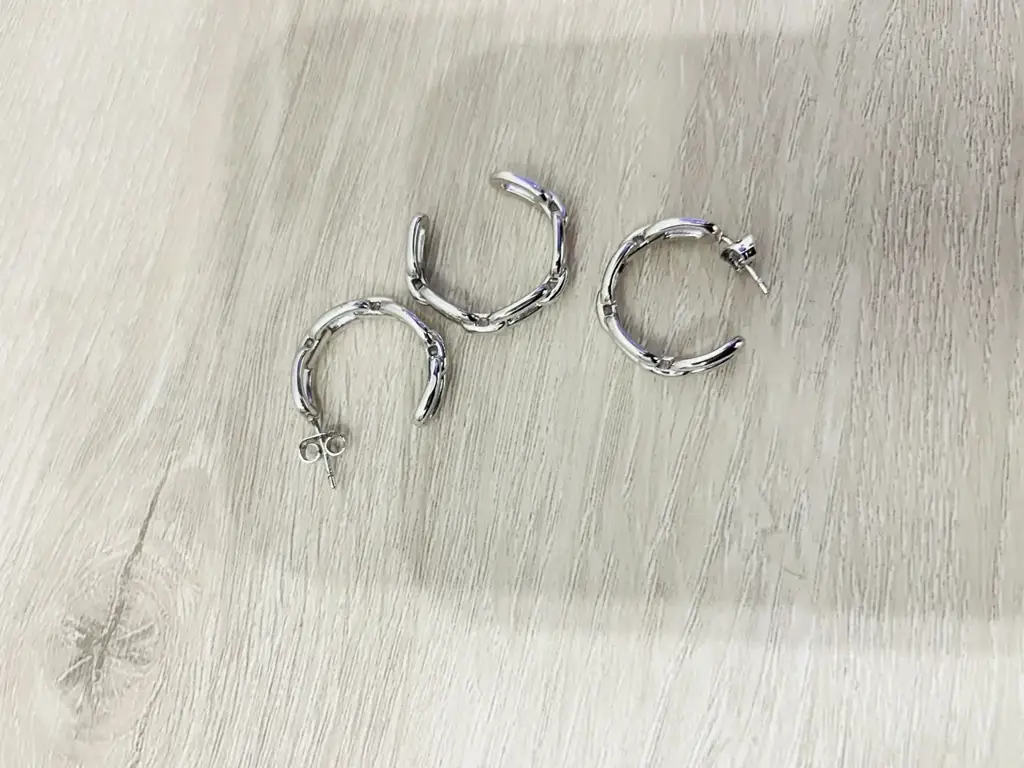 Chain-Link Jewelry Set Earings